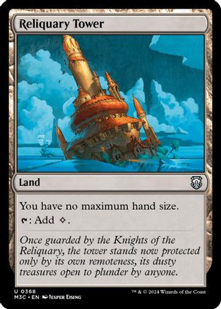 Reliquary Tower (Ripple Foil) (M3C-368) - Modern Horizons 3 Commander Foil、Wizards of the Coast、kayou