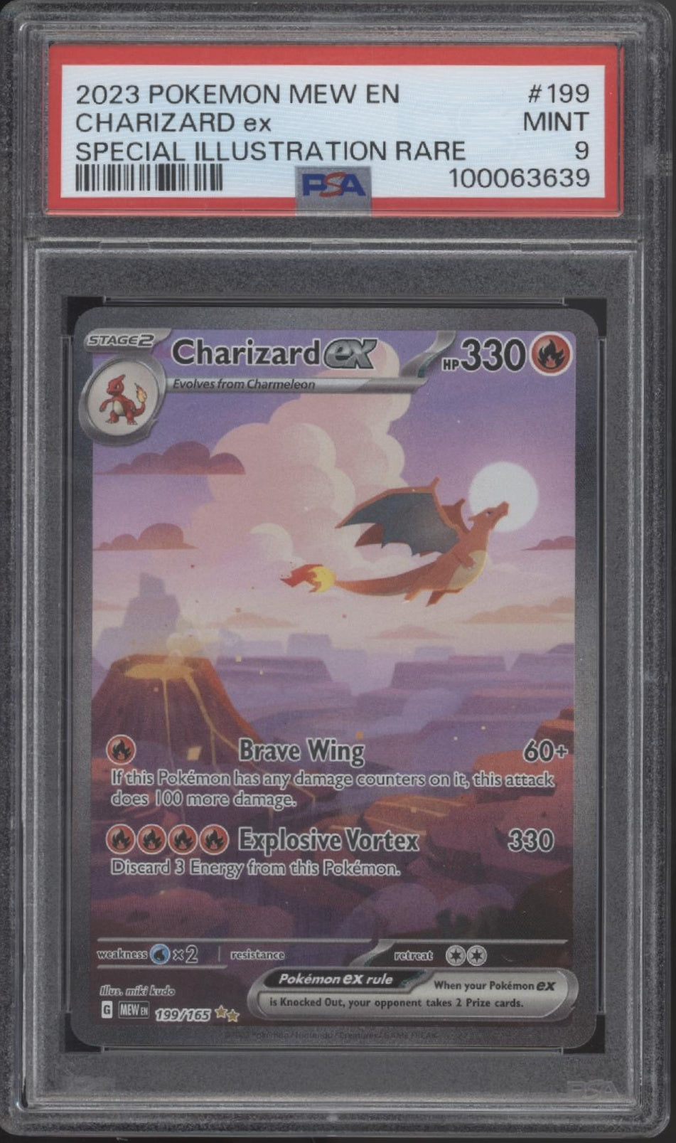 Charizard ex Pokemon 151 Special Illustration Rare #199 PSA 9 #3、Collector Store LLC Gaming、kayou