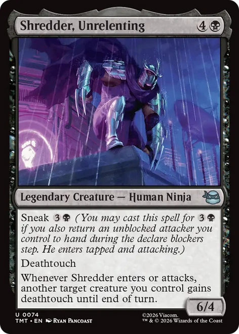 Shredder, Unrelenting (Foil) | Teenage Mutant Ninja Turtles、Magic: The Gathering、kayou