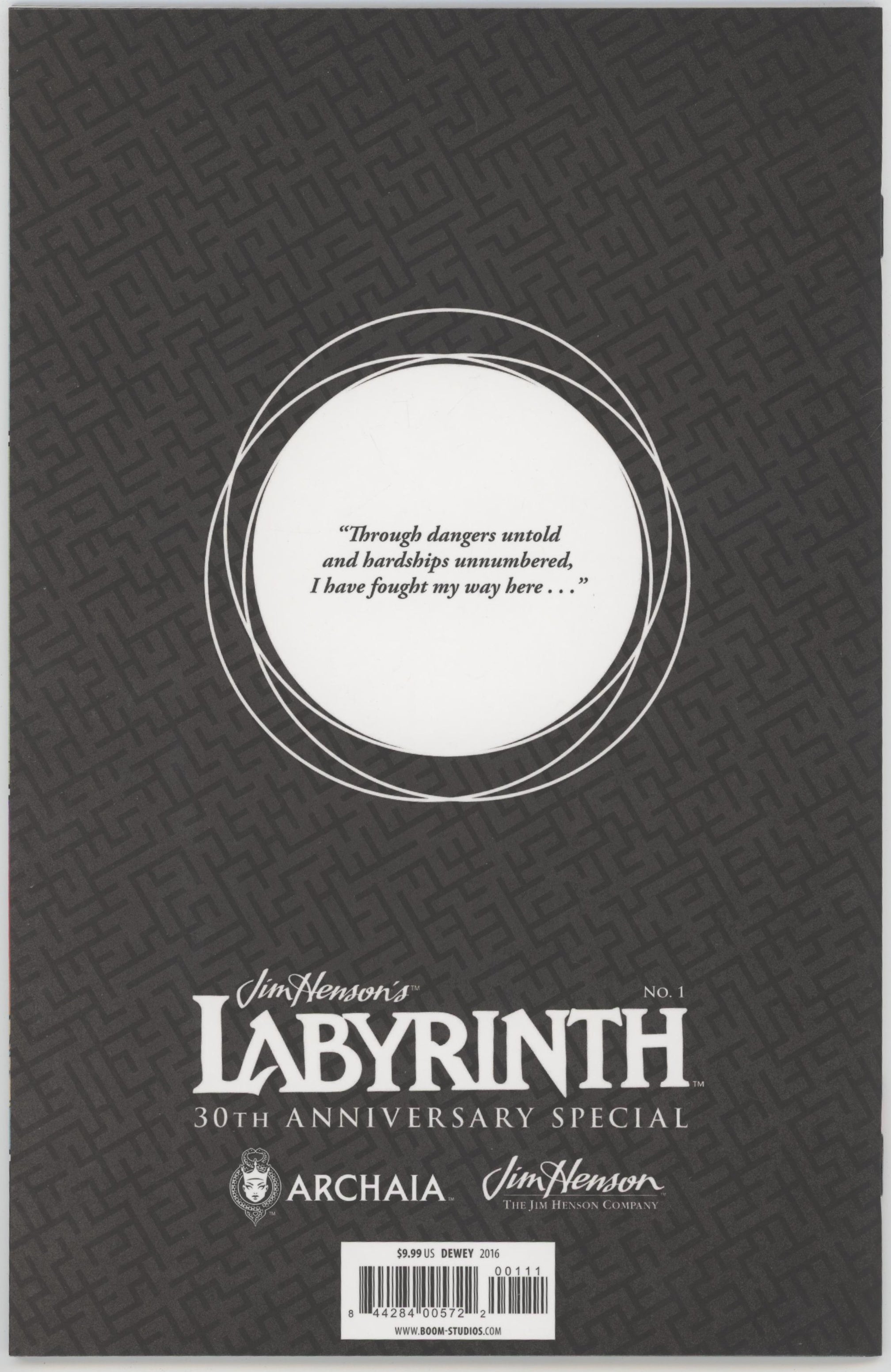 Labyrinth 30th Anniversary Special (2016) #1A、Collector Store LLC - Comics、kayou