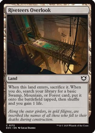 Riveteers Overlook (EOC-172) - Commander: Edge of Eternities、Wizards of the Coast、kayou
