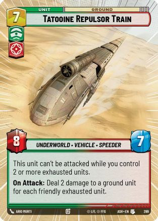 Tatooine Repulsor Train (Hyperspace) (299) - Ashes of the Empire、GameNerdz、kayou