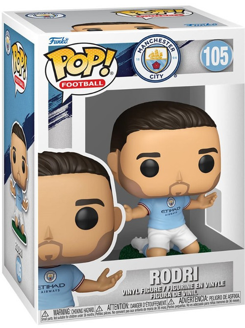 Funko Premier League Manchester City POP! Football Rodri Vinyl Figure #105 (Pre-Order ships November)、ToyWiz、kayou