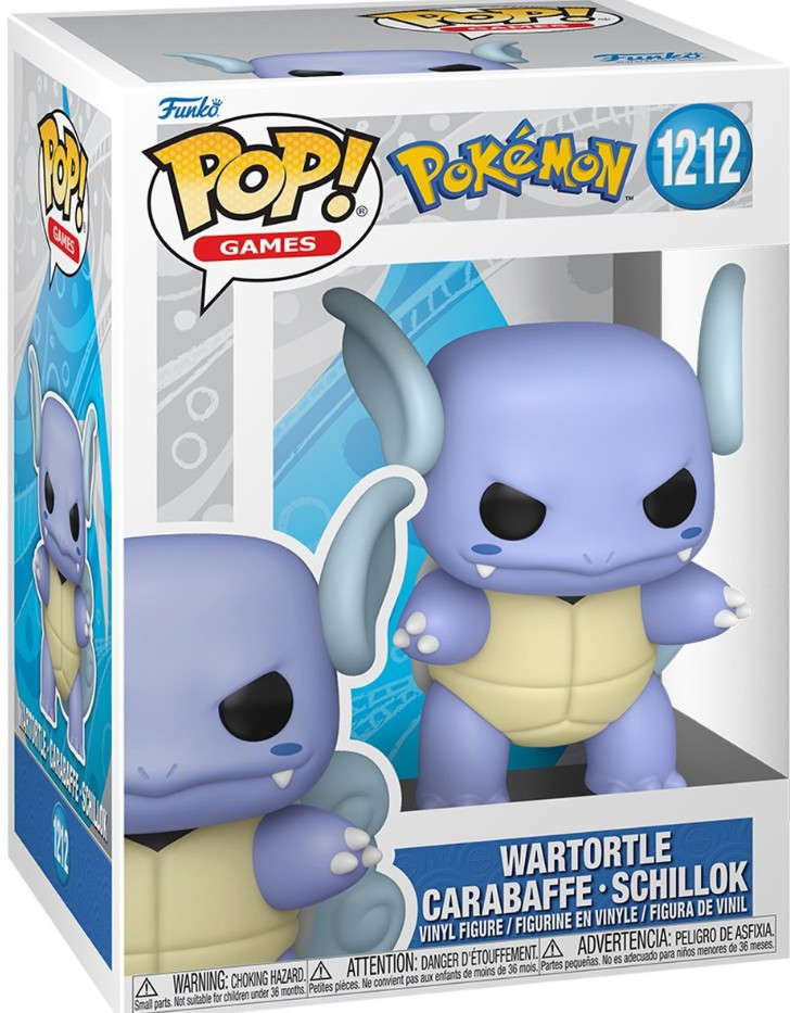 Funko Pokemon POP! Games Wartortle Vinyl Figure #1212、ToyWiz、kayou