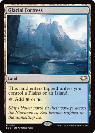 Glacial Fortress (EOC-160) - Commander: Edge of Eternities、Wizards of the Coast、kayou