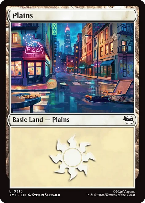 Plains (#315) | Teenage Mutant Ninja Turtles、Magic: The Gathering、kayou