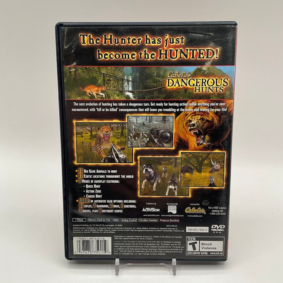 Cabela's Dangerous Hunts Greatest Hits Playstation 2 Used、Collector Store LLC - VG、kayou