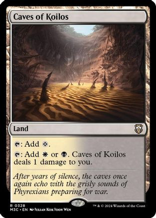 Caves of Koilos (Ripple Foil) (M3C-328) - Modern Horizons 3 Commander Foil、Wizards of the Coast、kayou