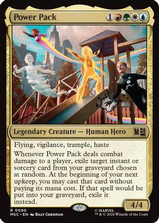 Power Pack (MSC-090) - Commander: Marvel Super Heroes、Wizards of the Coast、kayou