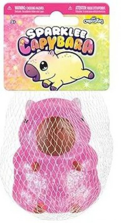 Sugar Swaps Capybara PINK Squishy Squeeze Toy Sparklee、ToyWiz、kayou