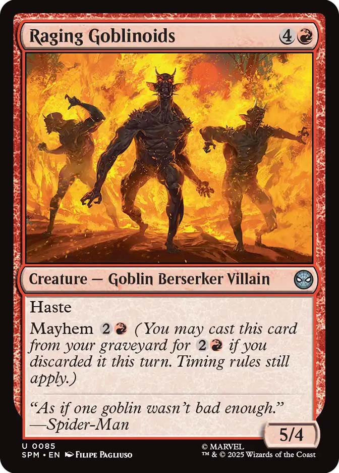Raging Goblinoids、Magic: The Gathering、kayou
