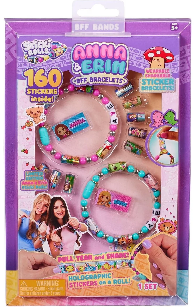 Sticki Rolls Anna & Erin BFF Bracelets Pack、ToyWiz、kayou