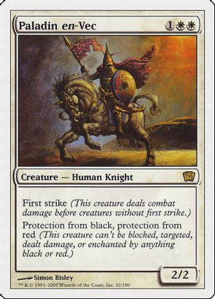 Paladin en-Vec (9ED-032) - 9th Edition Foil、Wizards of the Coast、kayou