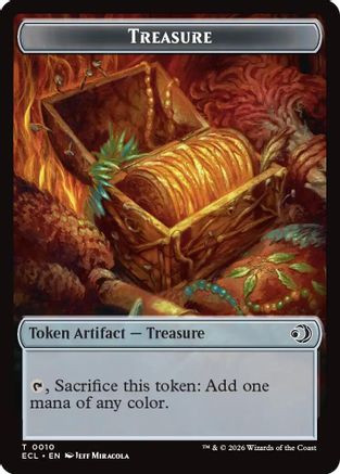 Treasure // Copy Double-Sided Token (ECC-10 // 1) - Commander: Lorwyn Eclipsed、Wizards of the Coast、kayou