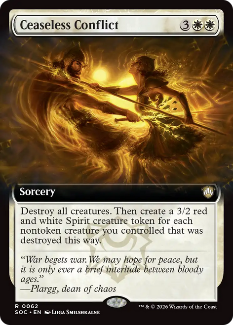 Ceaseless Conflict (Extended Art) | Secrets of Strixhaven Commander、Magic: The Gathering、kayou