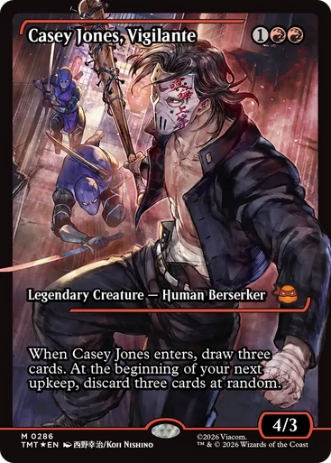Casey Jones, Vigilante (Japan Showcase Foil) | Teenage Mutant Ninja Turtles、Magic: The Gathering、kayou