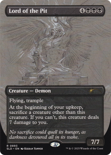 Lord of the Pit (#893) (Rainbow Foil) (Secret Lair - Kieran Yanner) | Secret Lair Drops、Magic: The Gathering、kayou