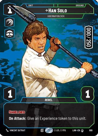 Han Solo - Hibernation Sick (Serialized) (889) - A Lawless Time Foil、Fantasy Flight Games、kayou