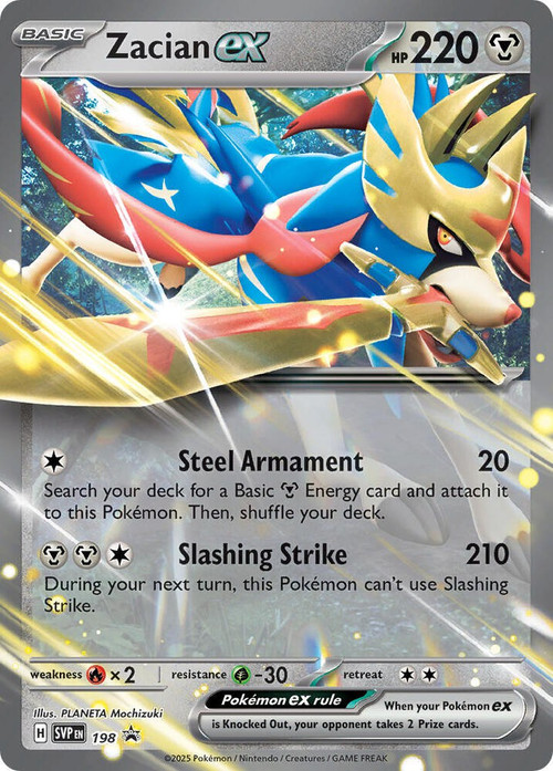 Pokemon Trading Card Game Scarlet & Violet Promos Ultra Rare Zacian ex SVP198、ToyWiz、kayou