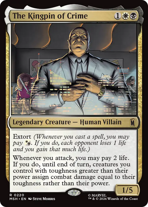 The Kingpin of Crime (Foil) | Marvel Super Heroes、Magic: The Gathering、kayou