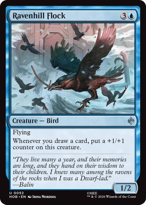 Ravenhill Flock (Foil) | The Hobbit、Magic: The Gathering、kayou