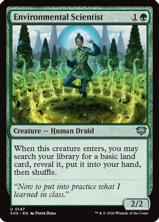 Environmental Scientist (SOS-147) - Secrets of Strixhaven Foil、Wizards of the Coast、kayou