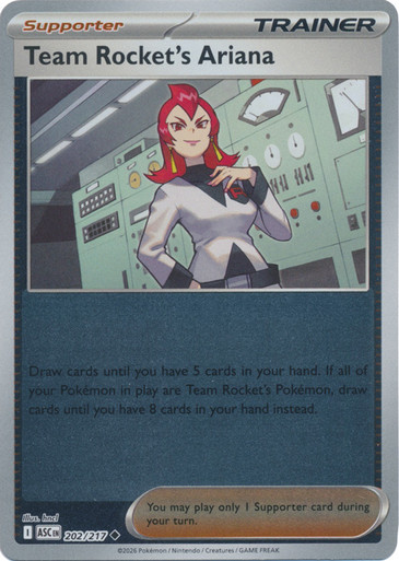 ME Ascended Heroes 202/217 Team Rocket's Ariana (Reverse Holo)、Pokemon、kayou