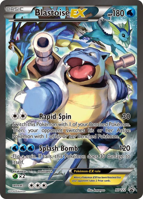 Pokemon Trading Card Game XY Promo Ultra Rare Blastoise EX XY122 Moderately Played、ToyWiz、kayou