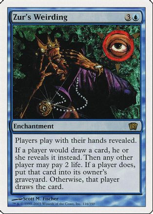 Zur's Weirding (8ED-116) - 8th Edition、Wizards of the Coast、kayou