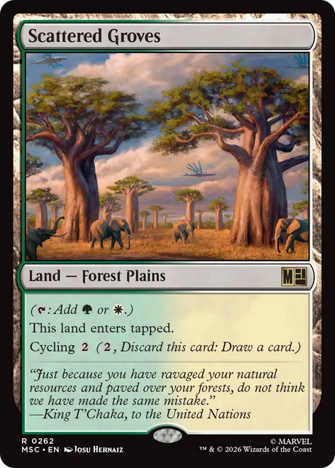 Scattered Groves (Surge Foil) | Marvel Super Heroes Commander、Magic: The Gathering、kayou