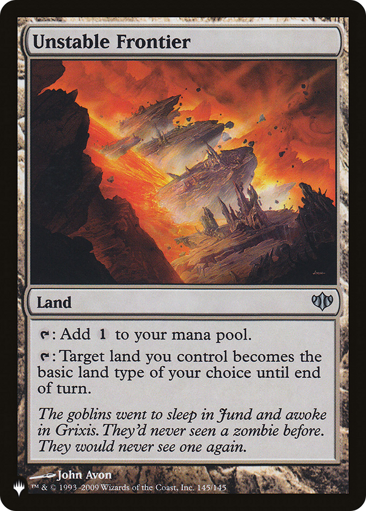 Unstable Frontier (LIST-145/145) - The List、Wizards of the Coast、kayou