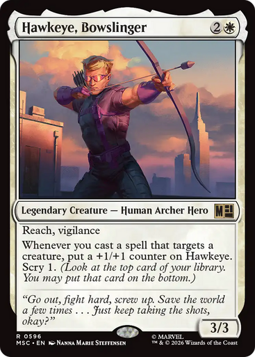 Hawkeye, Bowslinger | Marvel Super Heroes Commander、Magic: The Gathering、kayou