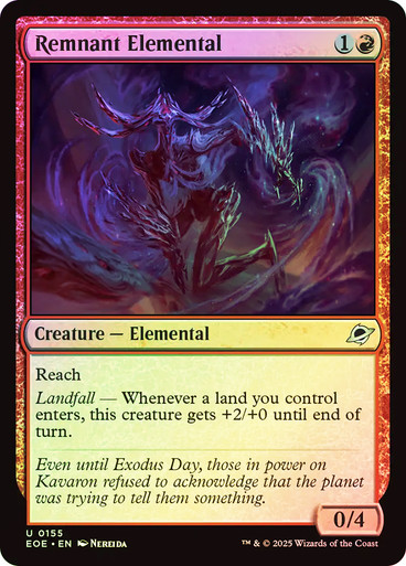 Remnant Elemental、Magic: The Gathering、kayou