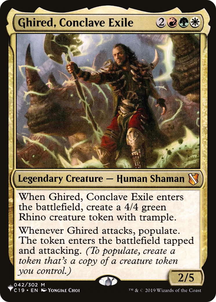 Ghired, Conclave Exile (LIST-042/302) - The List、Wizards of the Coast、kayou