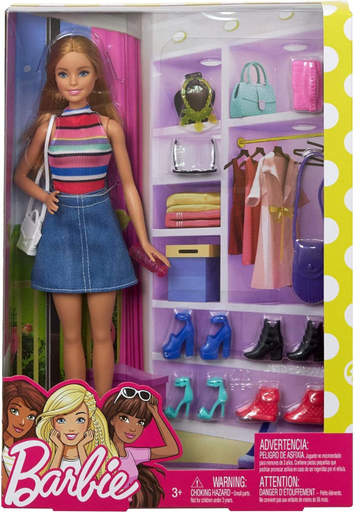 Barbie Doll Striped Bodice, 11 Accessories!、ToyWiz、kayou