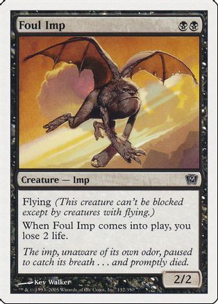 Foul Imp (9ED-132) - 9th Edition、Wizards of the Coast、kayou