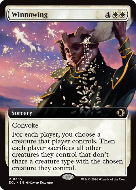 Winnowing (Extended Art Foil) | Lorwyn Eclipsed、Magic: The Gathering、kayou