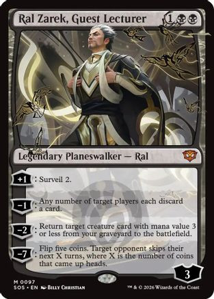 Ral Zarek, Guest Lecturer (SOS-097) - Secrets of Strixhaven、Wizards of the Coast、kayou