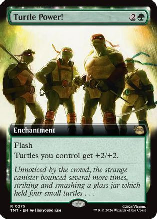 Turtle Power! (Extended Art) (TMT-275) - Teenage Mutant Ninja Turtles、Wizards of the Coast、kayou