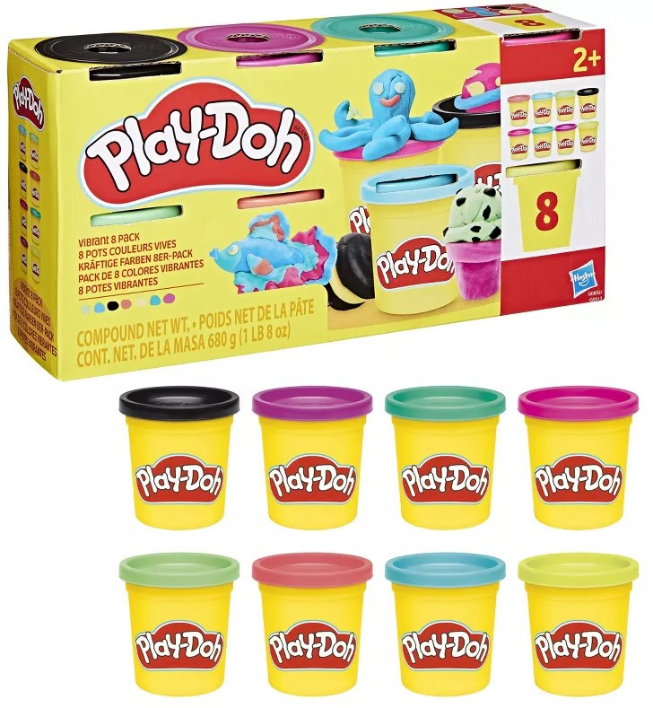 Play-Doh Vibrant 8-Pack、ToyWiz、kayou