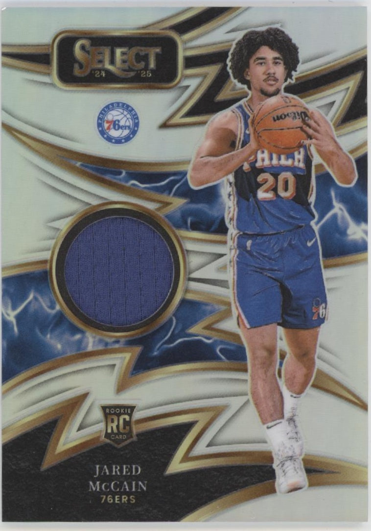 Jared McCain 2024-25 Panini Select Prizm Swatch RC #SPK-MCC、Collector Store LLC、kayou