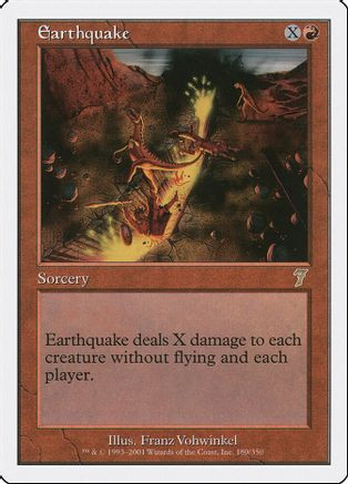 Earthquake (7ED-180) - 7th Edition、Wizards of the Coast、kayou