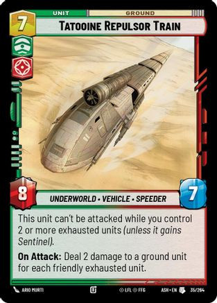 Tatooine Repulsor Train (35/264) - Ashes of the Empire、Fantasy Flight Games、kayou