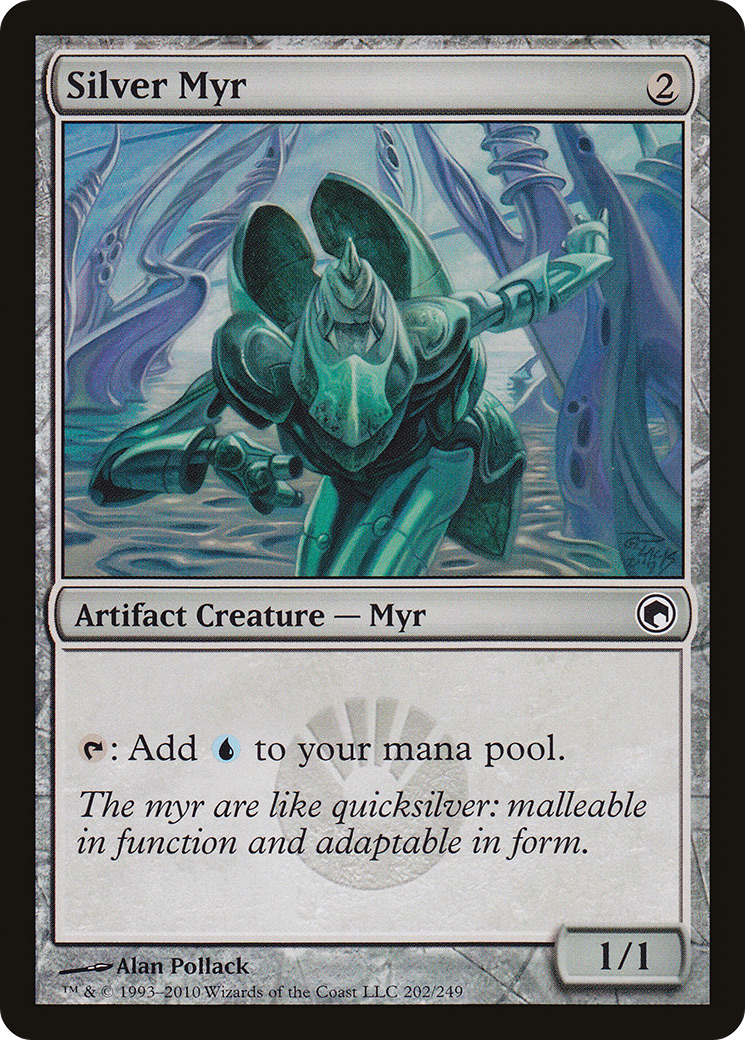 Silver Myr (SOM-202) - Scars of Mirrodin (HP)、Wizards of the Coast、kayou