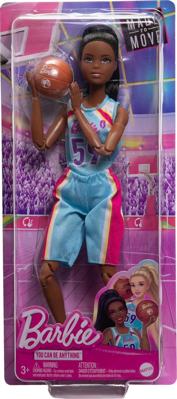 Barbie Made to Move You Can Be Anything Basketball Player 13.25-Inch Doll、ToyWiz、kayou