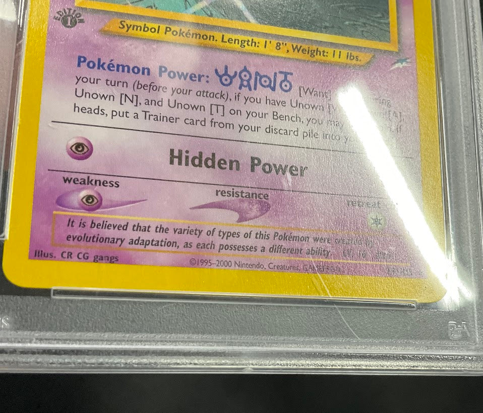 Unown W Pokemon Neo Destiny 1st Edition #29 PSA 9、Collector Store LLC Gaming、kayou