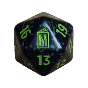 Marvel Super Heroes Spindown Dice - Black w/ Green、Magic: The Gathering、kayou