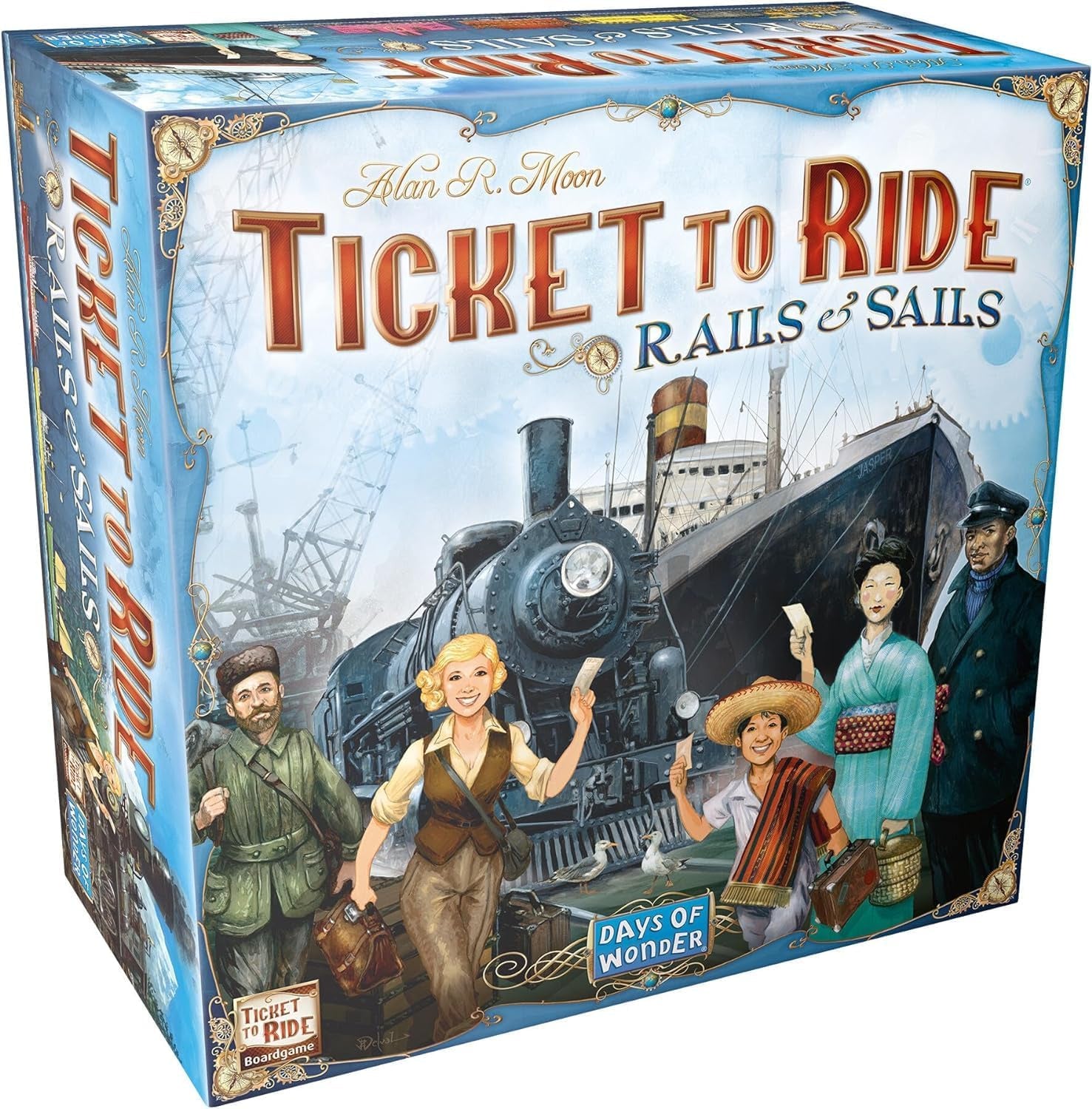 Ticket to Ride: Rails and Sails、Days of Wonder、kayou