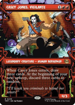 Casey Jones, Vigilante (0235) (Showcase) (TMT-235) - Teenage Mutant Ninja Turtles、Wizards of the Coast、kayou