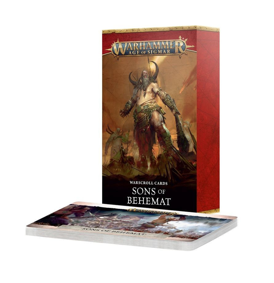 Age of Sigmar Sons of Behemat Warscroll Cards、ToyWiz、kayou